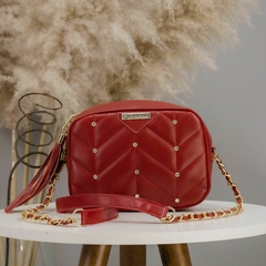 BOLSA CECÍLIA PEQUENA - VERMELHO CEREJA - comprar online