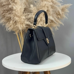 BOLSA SANTORINI MÉDIA - PRETA - Loja Sempre Linda Bolsas