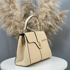 BOLSA SANTORINI MÉDIA - CREME - Loja Sempre Linda Bolsas