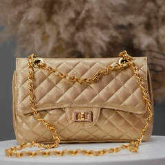 BOLSA PRECIOSA MÉDIA - DOURADA - comprar online
