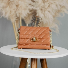 BOLSA VERONA PEQUENA - CARAMELO