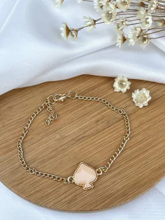 Pulseira X399 Dourada - Banho De Verniz Cataforético