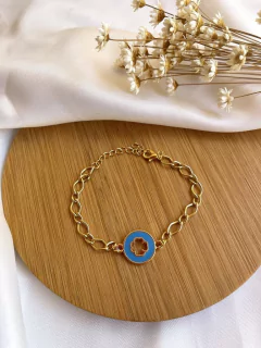 Pulseira infantil X358 Dourada - Banho De Verniz Cataforético