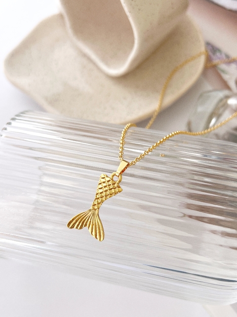 Colar T38 - Banho De Um Milésimo De Ouro 18K - comprar online