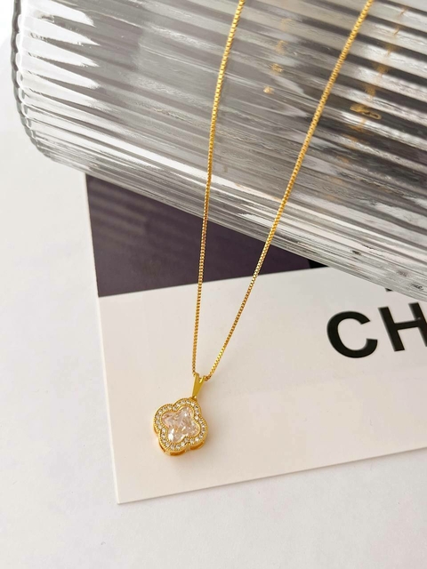 Colar F116 - Banho De Um Milésimo De Ouro 18K - comprar online