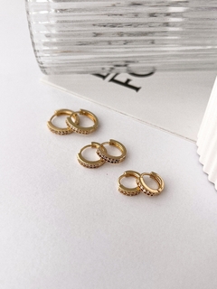 Trio de Argolinhas O195 - Bijuteria Importada - comprar online