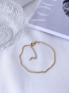 Pulseira X378 Dourada - Banho De Um Milésimo De Ouro 18K