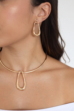 Conjunto L28 Colar e Brinco - Bijuteria Importada - comprar online