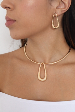 Conjunto L28 Colar e Brinco - Bijuteria Importada na internet