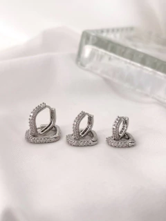 Trio de Argolinhas M199 - Bijuteria Importada - comprar online
