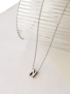 Colar De Letras D158 - Inox na internet