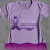 Tshirt Baby Look - Fevereiro Roxo - Produção - comprar online