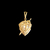Pingente Escudo Fé - 3g - 4x3 cm