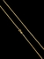 Corrente Elo Cadeado 1,5mm - 7g - Banho de Ouro 18k