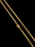 Corrente Elo Cadeado 5mm - 39g - Banhada a Ouro 18K
