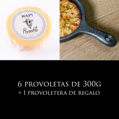 6 provoletas de 300G y 1 provoletera de regalo