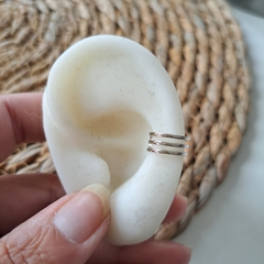 Earcuff Líneas Acero