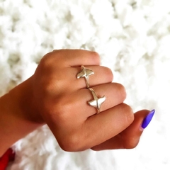Anillo Cola de Ballena Plata