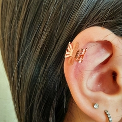 Earcuff Flowers Acero Rosé