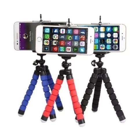 Mini Tripé Flexível de Mesa Celular