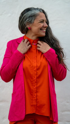 Camisa Papaya - ᐈ Levanzo - Indumentaria Femenina