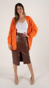 Maxi Cardigan Mandarino