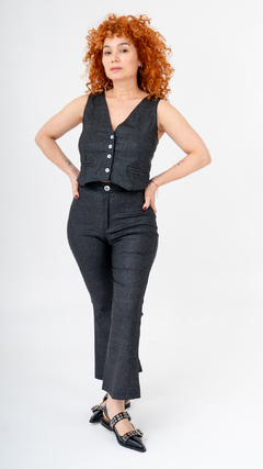 Imagen de Chaleco Innocenza Negro Glitter