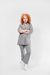 Blazer Innocenza Rayado Gris - comprar online