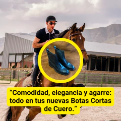 Botas cortas de cuero Equitacion en internet