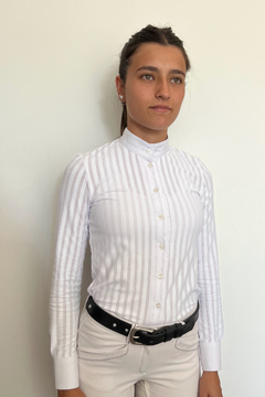 CHOMBA CONCURSO MUJER CORTE CAMISA MANGAS LARGAS "CALI" en internet
