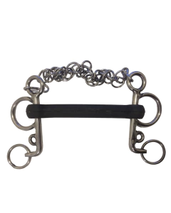 Pelham barra recta goma flexible