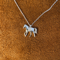 Collar plata 925 caballo