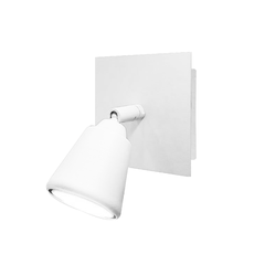Aplique blanco campanita de una luz