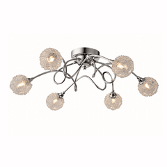 Plafon Globe de 6 Luces