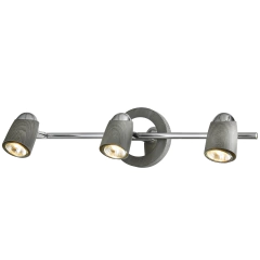 Aplique Grey LED GU10 tres luces