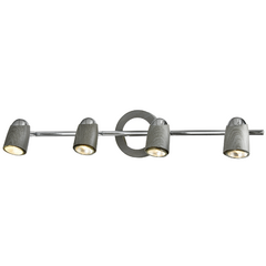 Aplique Grey LED GU10 cuatro luces