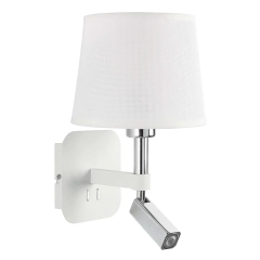 Aplique Habana de 1 Luz + Led de 3 watts