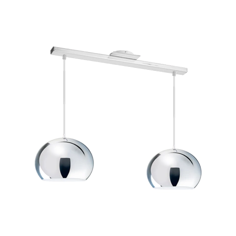 Colgante Gucha 2 Luces E27 Cobre | Diseño Industrial con Barra Metálica - JS - comprar online