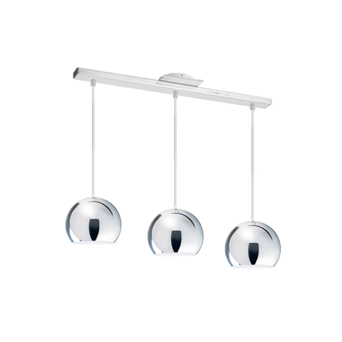 Colgante Gucha 3 Luces E27 Cobre | Diseño Industrial con Barra Metálica - JS