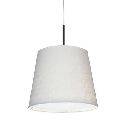 Colgante Liv con Pantalla 2 Luces E27 Platil - Luz del Siglo