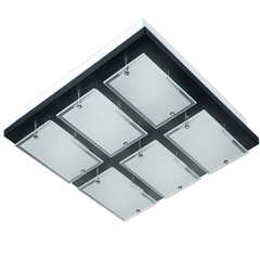 Plafon Wengue de 6 luces