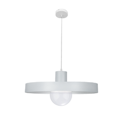 Colgante Sombrero Blanco 1 Luz