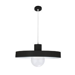Colgante Sombrero Negro 1 Luz