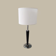 Velador Juliet 1 Luz E27 Negro - Luz del Siglo - comprar online