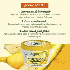 Fructis Hair Food Baños de crema Banana 350g - comprar online