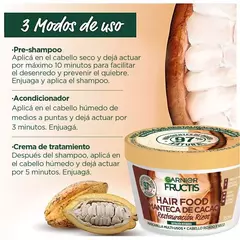 Fructis Hair Food Baño de Crema MAteca de Cacao x350g en internet