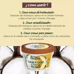 Fructis Hair Food Baño de Crema Coco x350g - Farmacia y Perfumería Neuquén