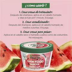 Fructis Hair Food Baños de crema Sandia 350g - comprar online