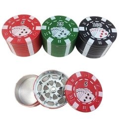 Triturador Metal Ficha de Poker