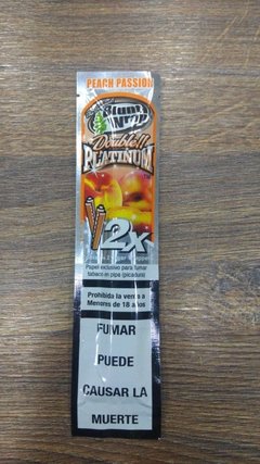 Blunt Wrap Double Platinum C/ 2 sedas - Smoke King RJ